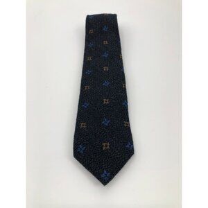 XMI Platinum Italy All Silk Tie Mens Black Handmade Fuzzy Soft Professional Prep